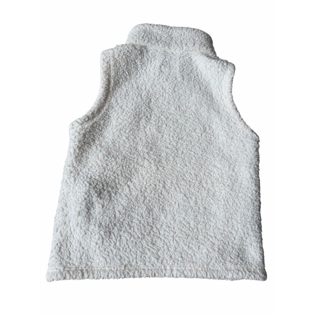 Patagonia Girls Vest Los Gatos Fleece Full Zip White Medium 10 - Picture 3 of 10